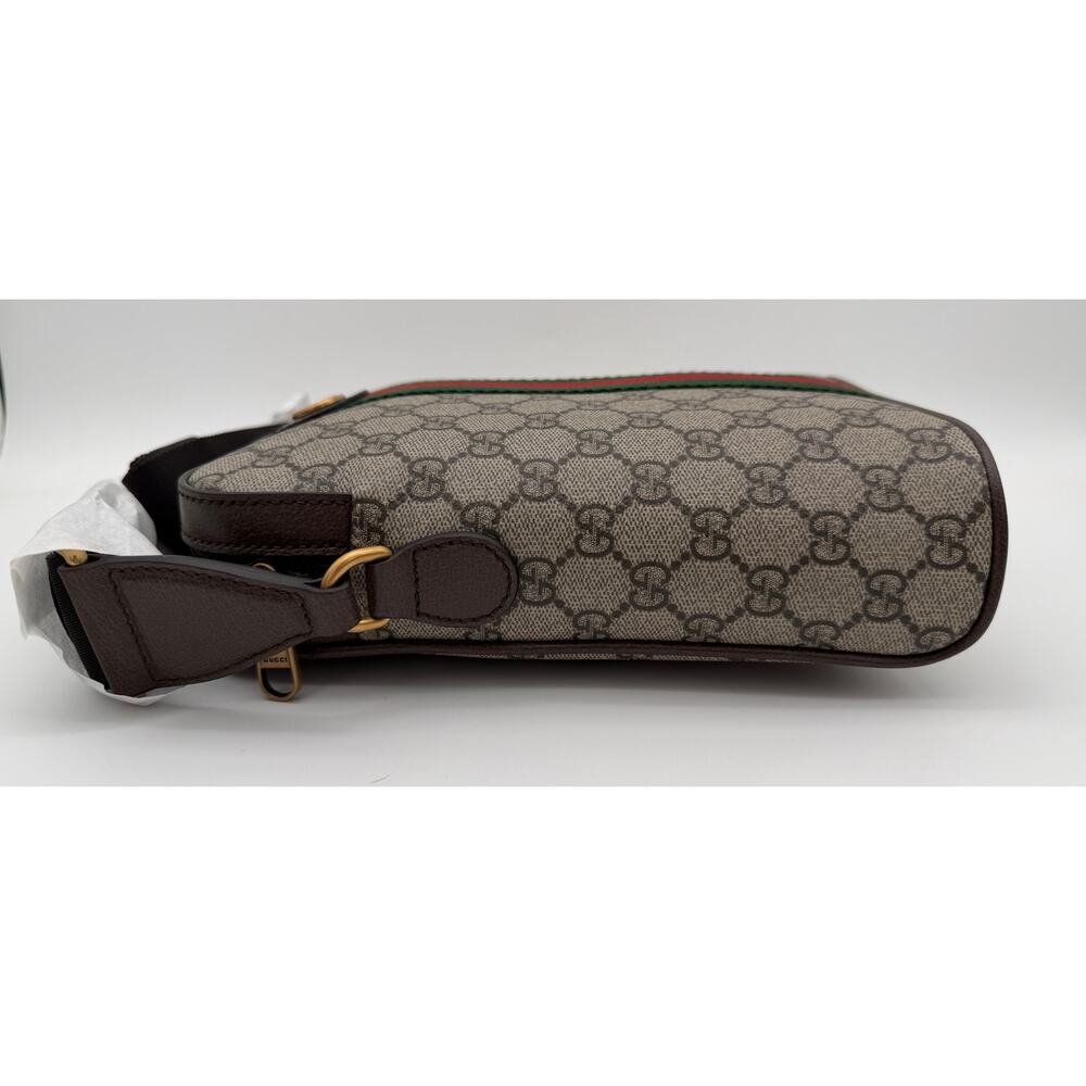 NEW GUCCI GG OPHIDIA WEB GG CROSSBODY MESSENGER BAG AUTHENTIC! - Picture 9 of 13